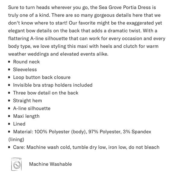 TUCKERNUCK Sea Grove Portia Dress NWT Size XXS - Picture 12 of 15